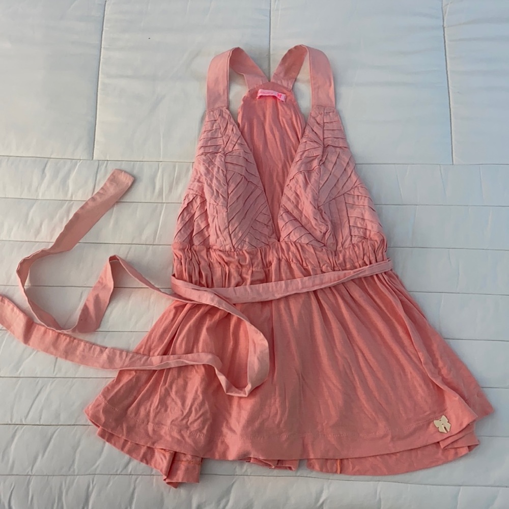 BOTSWANA Pink Halter strap top